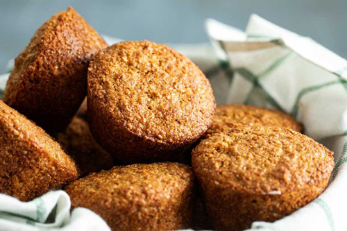 basket of delicious bran muffins