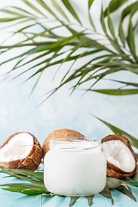 jar of coconut milk