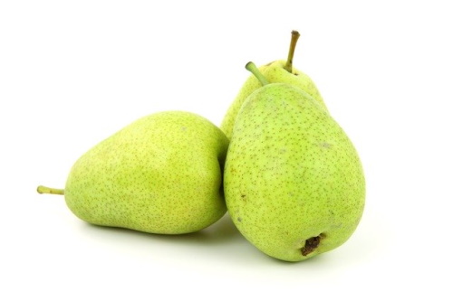 Foods for healthy bladder and kidneys: Image of three pears