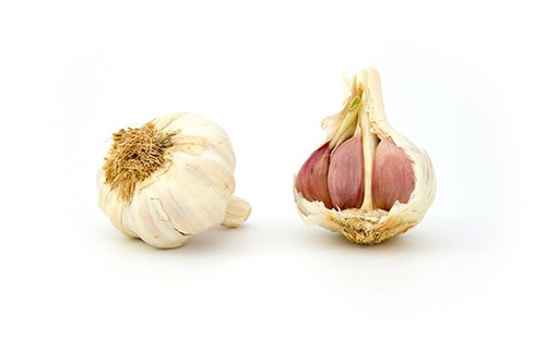 two cloves of garlic