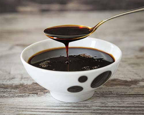 bowl of blackstrap molasses