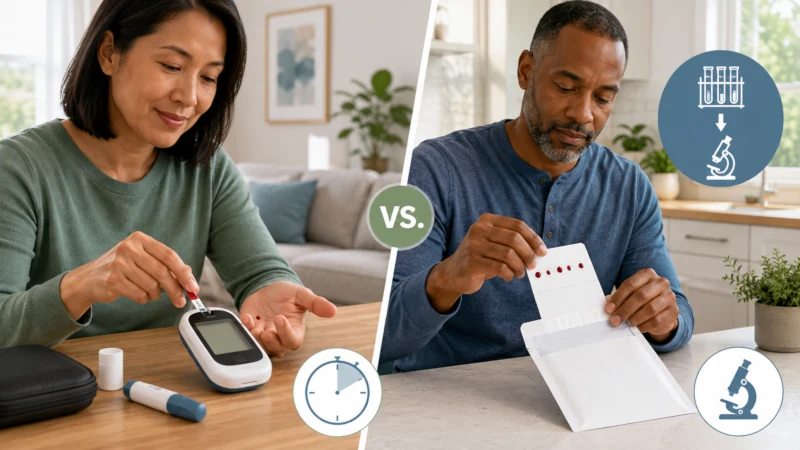 Instant-read cholesterol meter compared with a mail-in laboratory test kit