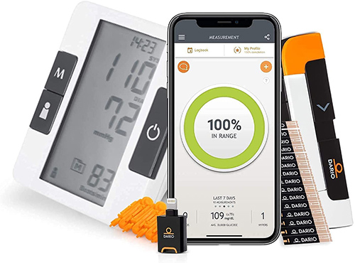 Blood sugar levels testing kit