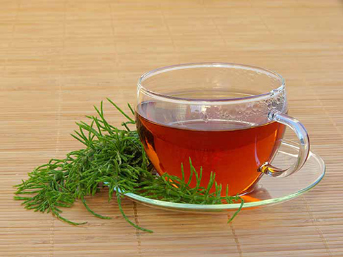 horsetail tea is a great remedy for many ailments