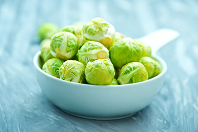 bowl of brussel sprouts