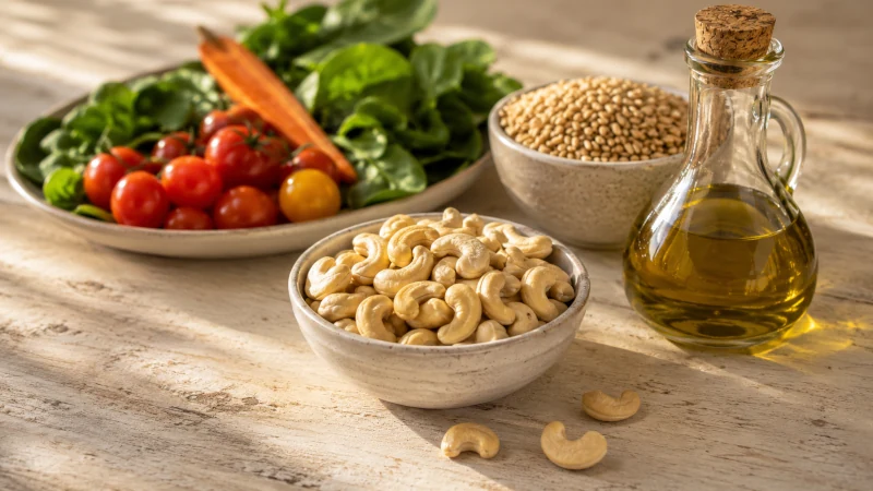 Cashews with Mediterranean diet foods associated with cardiovascular health