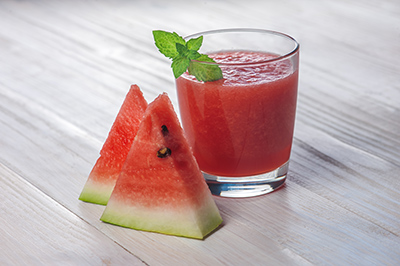 glass of watermelon juice