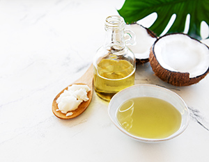 bowl of coconut oil