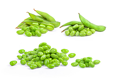 green soybeans