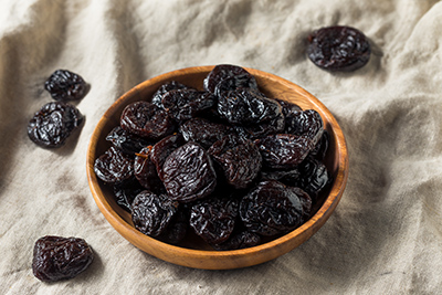 bowl of prunes