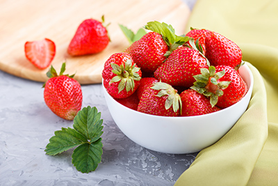 bowl of strawberries