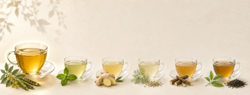 Comparison of six best teas for constipation by strength of evidence for relief