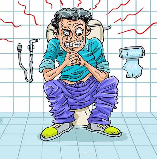 can constipation cause fever