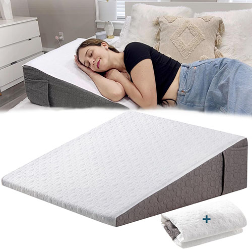 Bed Wedge Pillow for After Surgery, Acid Reflux, Snoring