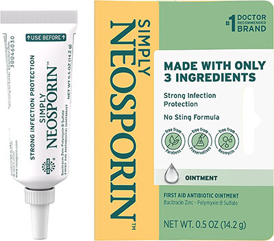 Simply Neosporin Formula 3-Ingredient First Aid Antibiotic Ointment