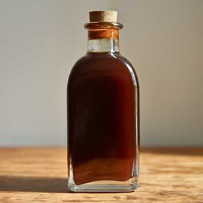 bottle of Rhamnus Cathartica L syrup
