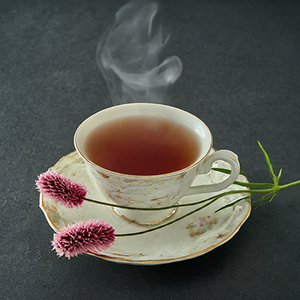 cup of greater burnet tea
