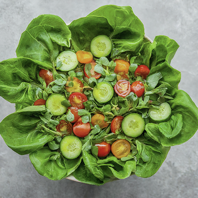 Salad containing purslane