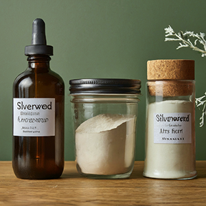 a variety of silverweed herbal remedies