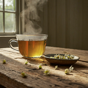 cup of windflower tea