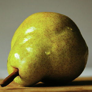 uneaten pear
