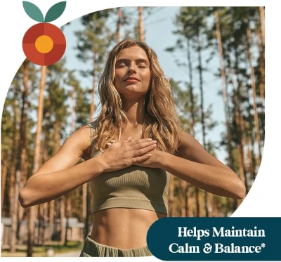 Woman deep in meditation.