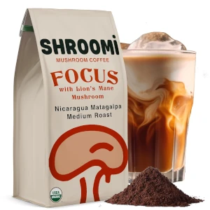 Award-Winning Shroomi Mental Performance Coffee | Organic Fair Trade Medium Roast Nicaragua