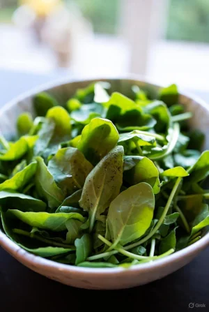 Leafy greens high in nitrates such as arugula and spinach.
