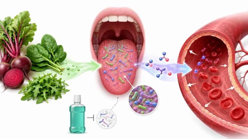 Oral bacteria help convert dietary nitrate from beetroot into compounds that support nitric oxide