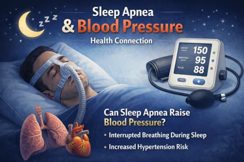 Sleep apnea and high blood pressure connection.